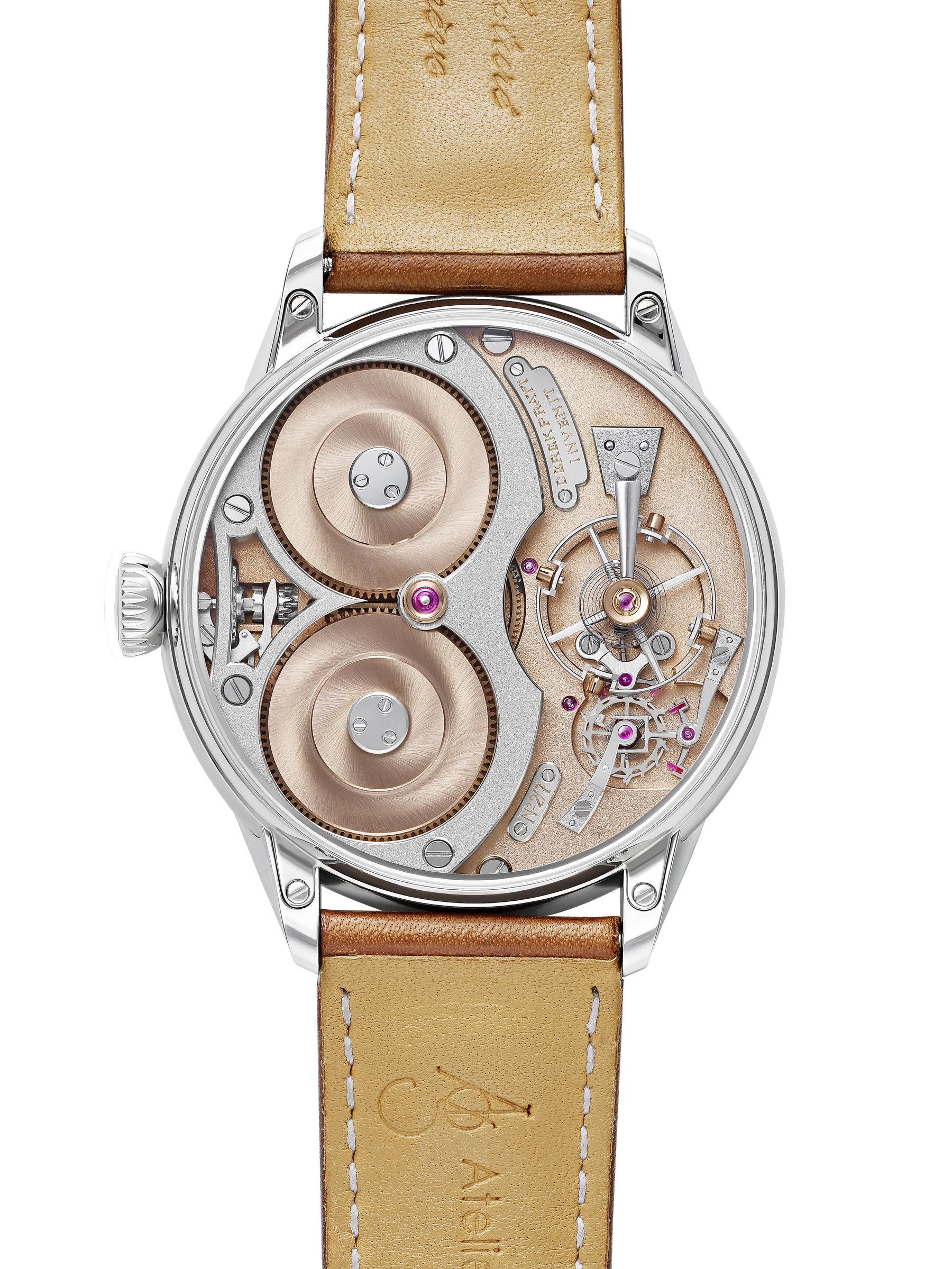 Derek Pratt by Luca Soprana — Calibre DP07 caseback movement