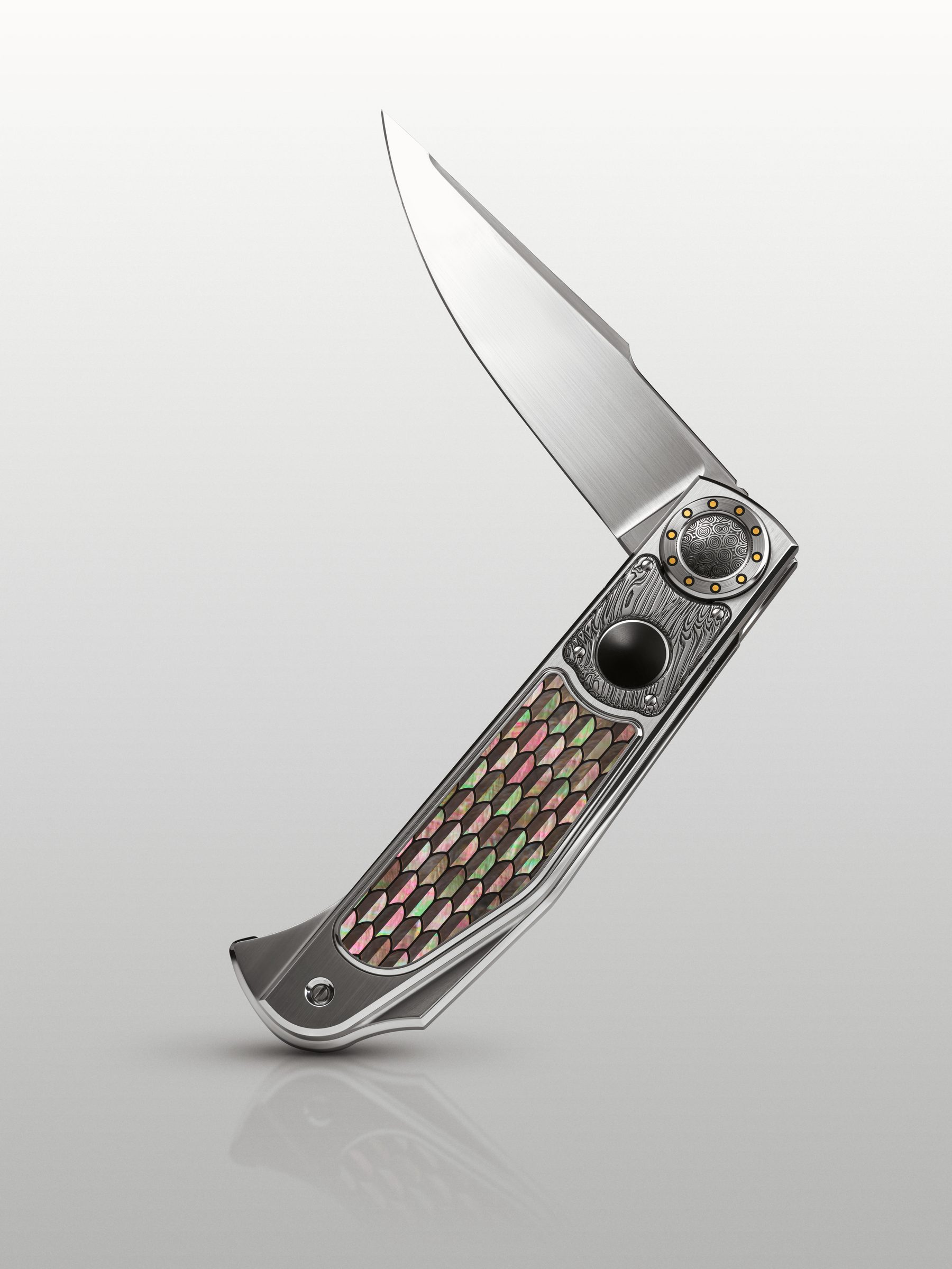 Knife by Emmanuel Esposito — mother-of-pearl scales