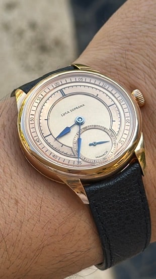 Luca Soprana watch — collector wristshot